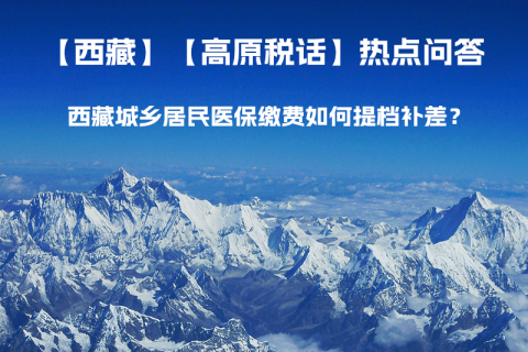 西藏城鄉(xiāng)居民醫(yī)保繳費(fèi)如何提檔補(bǔ)差？